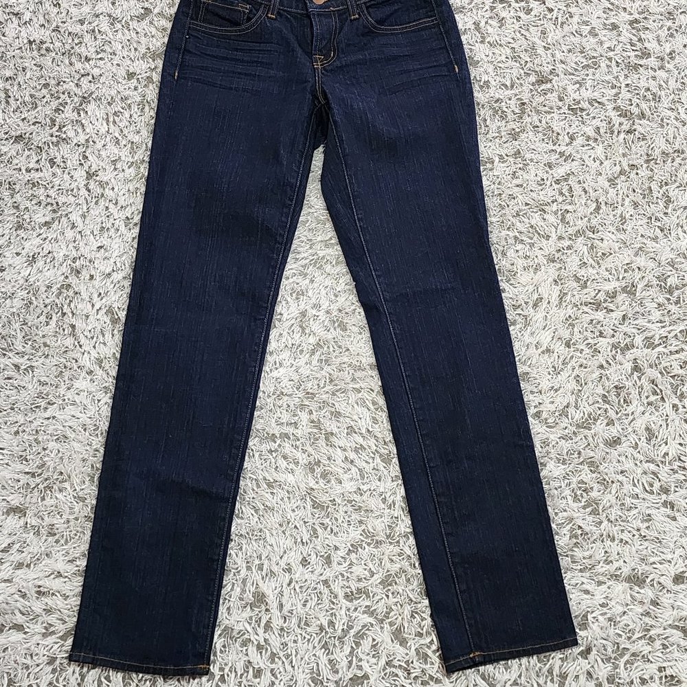 J Brand Women's Dark Denim Sz 26 Cigarette Leg